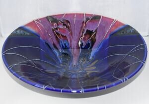 MARC MATSUI Handmade Flambé Studio Art Pottery Centerpiece Vessel
